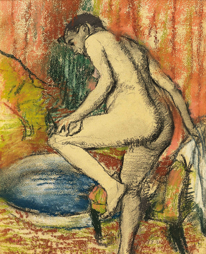  埃德加·德加 Edgar Degas—— 洗浴的裸女 (30)